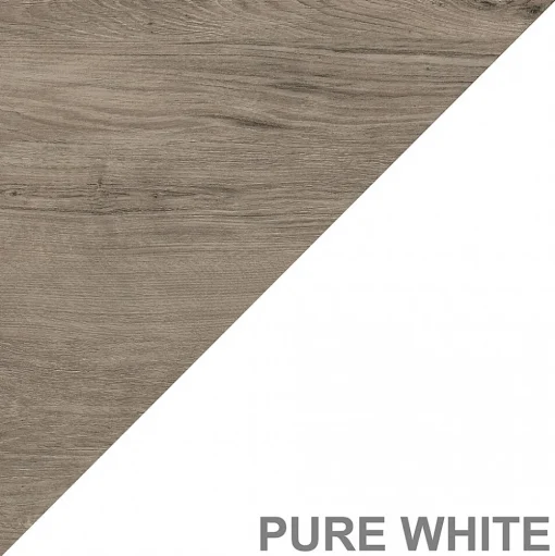 Bush Furniture Bookcases<Key West 5-Shelf 66"H Bookcase, Shiplap Gray/Pure White (KWB132G2W-03)