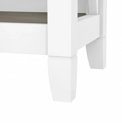 Bush Furniture Bookcases<Key West 5-Shelf 66"H Bookcase, Shiplap Gray/Pure White (KWB132G2W-03)