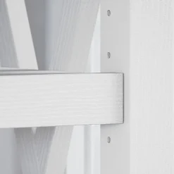 Bush Furniture Bookcases<Key West 5-Shelf 66"H Bookcase, Pure White Oak (KWB132WT-03)