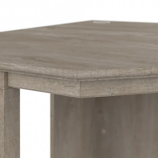 Bush Furniture Corner Desks<Key West 34"W Small Corner Desk, Washed Gray (KWD134WG-03)