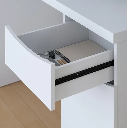 Bush Furniture Computer Desks<Montrese 48"W Computer Desk, Pure White (MY72117-03)