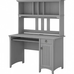 Bush Furniture Computer Desks<Salinas 48"W Small Computer Desk with Hutch, (MY72308-03)