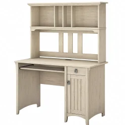 Bush Furniture Computer Desks<Salinas 48"W Small Computer Desk with Hutch, (MY72208-03)
