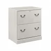 Bush Furniture File Cabinets<Saratoga 2-Drawer Lateral File Cabinet, Linen White Oak (EX45754-03)