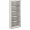 Bush Furniture Bookcases<Saratoga 72"H 5-Shelf Bookcase with Adjustable Shelves, Linen White Oak Laminate (W1645C-03)