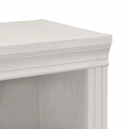 Bush Furniture Bookcases<Saratoga 72"H 5-Shelf Bookcase with Adjustable Shelves, Linen White Oak Laminate (W1645C-03)