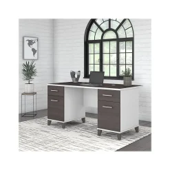 Bush Furniture Computer Desks<Somerset 60" Computer Desk, (WC81028K)