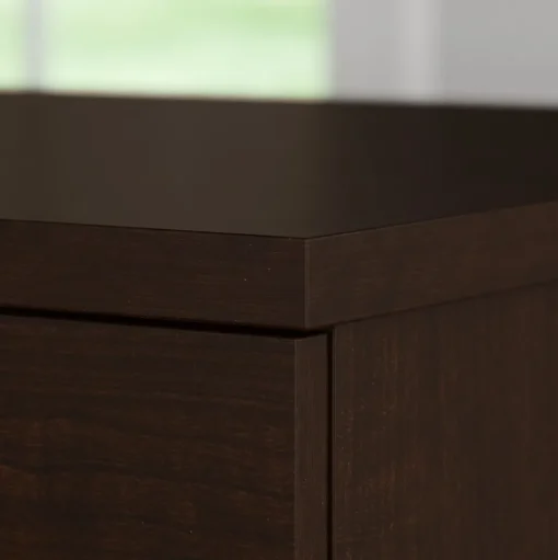 Bush Furniture Computer Desks<Somerset 60"W Office Desk with Lateral File Cabinet and 5 Shelf Bookcase, (SET013MR)