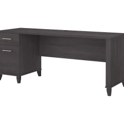Bush Furniture Office Desks<Somerset 72"W Office Desk with Drawers, (WC81572)