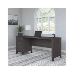Bush Furniture Office Desks<Somerset 72"W Office Desk with Drawers, (WC81572)