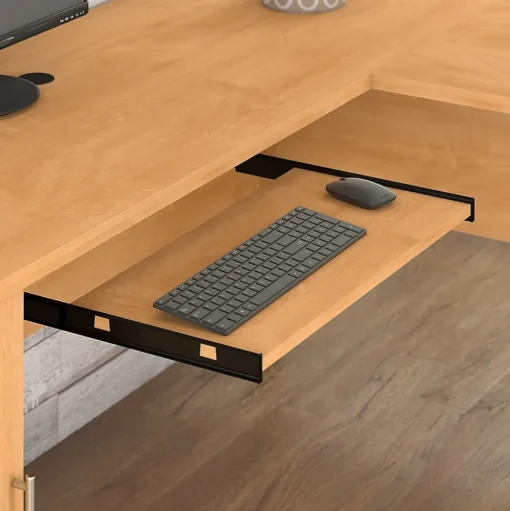 Bush Furniture Office Desks<Somerset 72"W L Shaped Desk with Storage, (WC81410K)
