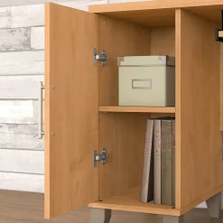 Bush Furniture Office Desks<Somerset 72"W L Shaped Desk with Storage, (WC81410K)
