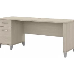 Bush Furniture Computer Desks<Somerset 72"W Office Desk with Drawers, (WC81172)
