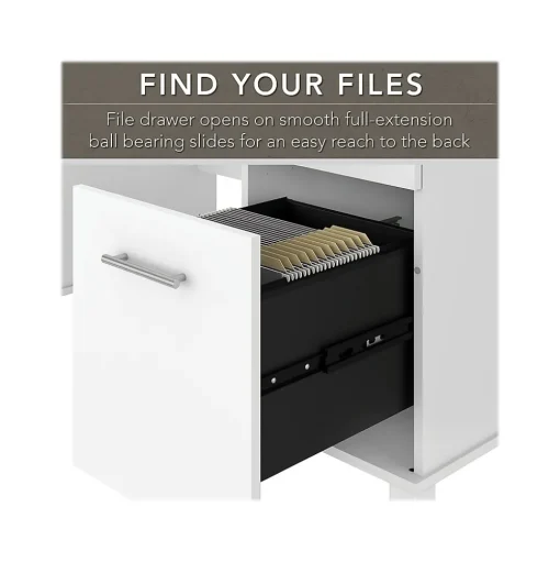 Bush Furniture Computer Desks<Somerset 60"W Office Desk with Drawers, (WC81928K)