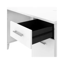 Bush Furniture Computer Desks<Somerset 60"W Office Desk with Drawers, (WC81928K)