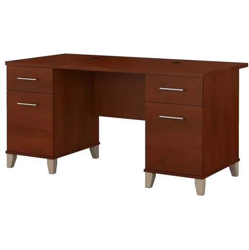 Bush Furniture Computer Desks<Somerset 60"W Desk, (WC81728)