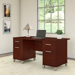 Bush Furniture Computer Desks<Somerset 60"W Desk, (WC81728)