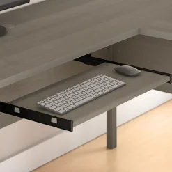 Bush Furniture L-Desks<Somerset 60"W L Shaped Desk with Storage, (WC81630K)