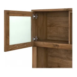 Bush Furniture L-Desks<Somerset 72"W L Shaped Desk with Hutch, (SET001FW)