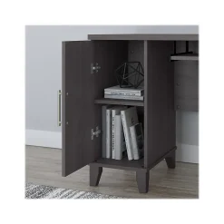 Bush Furniture L-Desks<Somerset 72"W L Shaped Desk with Storage, (WC81510K)