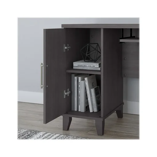 Bush Furniture L-Desks<Somerset 72"W L Shaped Desk with Storage, (WC81510K)