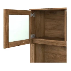 Bush Furniture L-Desks<Somerset 60"W L Shaped Desk with Hutch, (SET002FW)