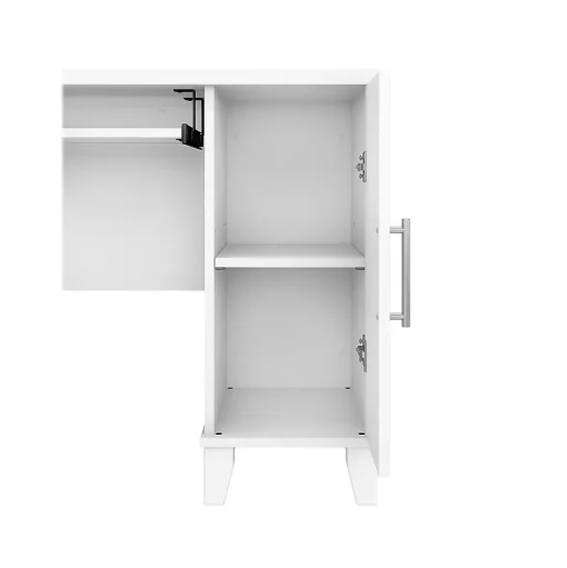 Bush Furniture L-Desks<Somerset 60"W L Shaped Desk with Storage, (WC81930K)