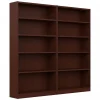 Bush Furniture Bookcases<Universal 72"H 5-Shelf Bookcase with Adjustable Shelves, Vogue Cherry, 2/Set (UB003VC)