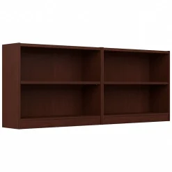 Bush Furniture Bookcases<Universal 30"H 2-Shelf Bookcase, Vogue Cherry, 2/Set (UB001VC)
