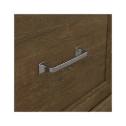Bush Furniture Storage Cabinets<Woodland Entryway Storage Set with Hall Trees and Shoe Bench with Drawers, Ash Brown (WDL012ABR)