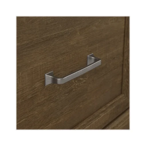 Bush Furniture Storage Cabinets<Woodland Entryway Storage Set with Hall Trees and Shoe Bench with Drawers, Ash Brown (WDL012ABR)