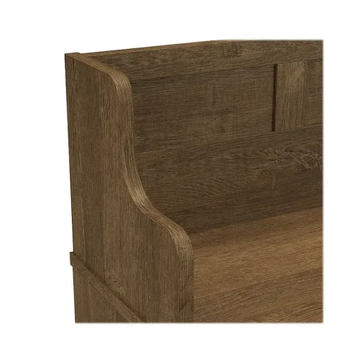 Bush Furniture Storage Cabinets<Woodland 40W Entryway Bench with Doors, Ash Brown (WDL005ABR)
