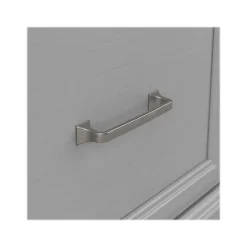 Bush Furniture Storage Cabinets<Woodland 24W Hall Tree and Small Shoe Bench with Drawer, Cape Cod Gray (WDL007CG)
