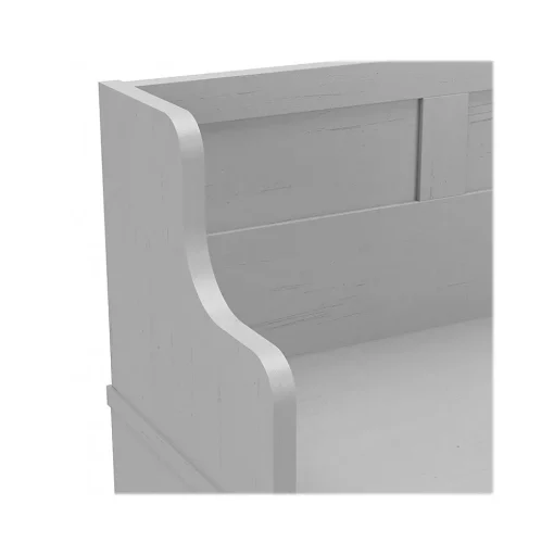 Bush Furniture Storage Cabinets<Woodland 40W Entryway Bench with Doors, Cape Cod Gray (WDL005CG)