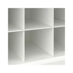 Bush Furniture Storage Cabinets<Woodland 24W Hall Tree and Small Shoe Bench with Shelves, White Ash (WDL008WAS)
