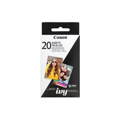 Canon Photo Paper<ZINK Uncoated Photo Paper, 2" x 3", 10 Sheets/Pack, 2 Packs/Carton (3214C001)