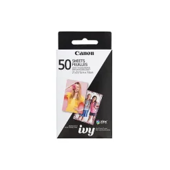 Canon Photo Paper<ZINK Uncoated Photo Paper, 2" x 3", 10 Sheets/Pack, 5 Packs/Carton (3215C001)