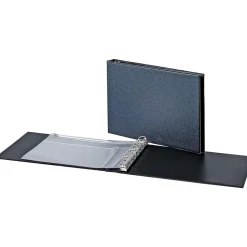 Cardinal Accounting & Record Journals<1" 7-Ring Business Check Binder, D-Ring, Black (35000V3)