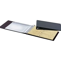 Cardinal Accounting & Record Journals<1" 7-Ring Business Check Binder, D-Ring, Black (35000V3)