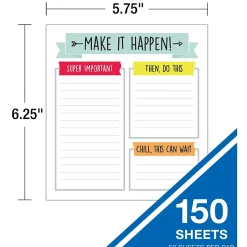 Carson-Dellosa Classroom Paper<Aim High Notepad Set, Multicolored (145398)