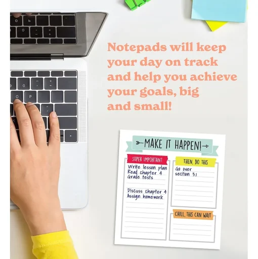 Carson-Dellosa Classroom Paper<Aim High Notepad Set, Multicolored (145398)