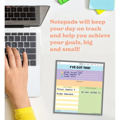 Carson-Dellosa Classroom Paper<I've Got This! Notepad Set, Multicolored (145400)