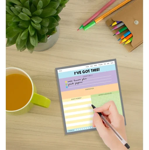 Carson-Dellosa Classroom Paper<I've Got This! Notepad Set, Multicolored (145400)