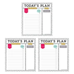 Carson-Dellosa Classroom Paper<Today's Plan Notepad Set, Multicolored (145399)