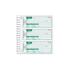 Ennis Accounting & Record Journals<Cash Receipt Books, 3-to-a-page, Duplicate, 225 Sets/Book, Green