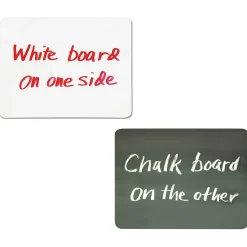 Chenille Kraft Dry Erase<2-Sided Dry Erase/Chalk Board, 9" X 12", 10/Pack (CK-988310)