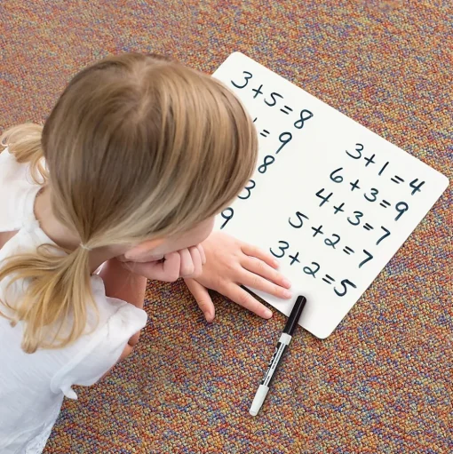 Chenille Kraft Dry Erase<2-Sided Dry Erase/Chalk Board, 9" X 12", 10/Pack (CK-988310)