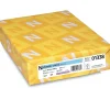 Neenah Paper Resume Paper<CLASSIC CREST® Writing Paper, 8 1/2" x 11", 24 lb., Smooth Finish, Avon Brilliant White, 500/Ream (01338)