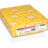Neenah Paper Resume Paper<CLASSIC® Linen Paper, 8 1/2" x 11", 70 lb., Linen Finish, Avon Brilliant White, 500/Ream