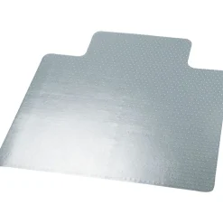 Unbranded Chair Mats<Cleated Carpet Chair Mat with Lip, 45" x 53'', Clear (UNV56807)